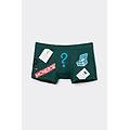 boxer cotone superior hasbro monopoly uomo verde taglia 6