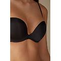 reggiseno a fascia monica in microfibra ultralight donna nero taglia 1c