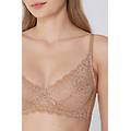 reggiseno balconcino non imbottito in pizzo riciclato paris donna naturale tamaño 5c