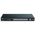 dgs-1100-26mpv2 smart switch gestito max poe 26 porte gigabit di cui 24 porte poe a 370w 802. 3af /