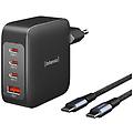 adattatore invertitore 140w nero con usb-c