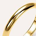 fede francesina 2. 5 mm oro giallo collezione fede tradizionale 750/1000 oro giallo