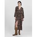 vestito lungo animalier