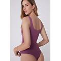 body con brassiere spalla larga light touch donna viola tamaño l