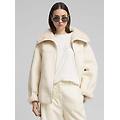 giubbotto con interno in faux shearling