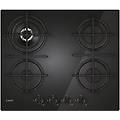 moderna cvg6br4wtb piano cottura nero da incasso 60cm gas 4 fornelli