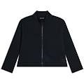 felpa donna comfort fit con zip collo alto e maniche ampie