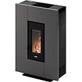 stufa a pellet grace 7 bronzo grigio rosso nero bianco