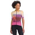 maglia ciclismo flow superg carmine rose giallo donna s
