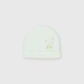 cappello in interlock da neonato bianco taglia tu