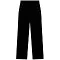 pantaloni comfort fit con gamba dritta e dettagli in strass