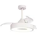 Mantra Ventilatore Da Soffitto Coin Mini Bianco Dc Silenzioso 91 Cm Cct