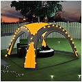 - tenda per feste con led e 4 pareti 3 6x3 6x2 3 m gialla