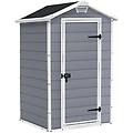 manor grigio casetta porta attrezzi da giardino 129x103x196 cm