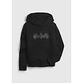 felpa oversize con logo batman uomo nero taglia xs