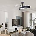 ventilatore da soffitto infinity nero d. 92. 6 cm