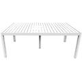 milanihome. it tavolo da giardino in alluminio allungabile 200/260/320 x 100 c bianco 100 x 73 x 320