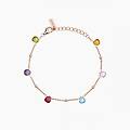 gioielli bracciale con elementi in glass multicolor beauty code