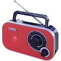 radio tra-2235 fm analogica portatile rossa 6 5 w