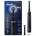 Braun Oral B Spazzolino Elettrico Ricaricabile Nero Pro3 3000 2 Testine
