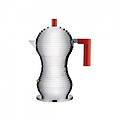 caffettiera espresso pulcina 3tz rosso