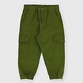 pantalone in gabardina da bambino verde taglia 12m