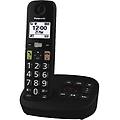 telefono cordless dect kx-tgu130exb tasti grandi compatibile apparecchi acustici nero