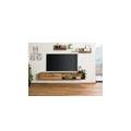 lowboard in legno di quercia selvatica 220x43x30 oliato naturale lindau #28