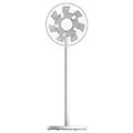smartmi smart standing fan 2 pro bianco (bhr5856eu)
