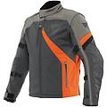 ranch tex giacca tessile moto nero grigio arancione 44