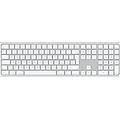 tastiera magic keyboard con touch id e tastierino numerico per mac chip tasti bianchi