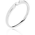 anello solitario grace oro bianco diamante collezione grace misura 56 oro bianco