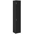 - mobile sottile nero 40x42 5x225 cm in truciolato