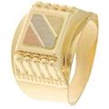 anello uomo oro giallo bianco rosa gl100375