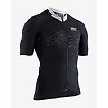 maglia x-bionic the trick g2 zip manica corta nero bianco l