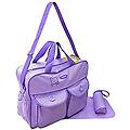 - borsa fasciatoio xxl 3 pz colore viola