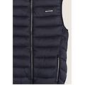 gilet trapuntato con collo alto e zip doppio cursore dark sapphire-royal uomo large