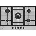 - piano cottura a gas hiaw75225sxe 75 cm-inox