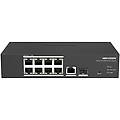 8 port fast ethernet smart harsh poe switch 8 10-100m poe ports 1 gigabit rj45