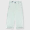 pantalone in cotone da bambina bianco taglia 6