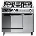 - cucina elettrica mr96gv / c fuochi a gas forno gas ventilato dimensione 90 x 60 cm colore inox