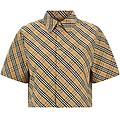 camicia check 'b shield'