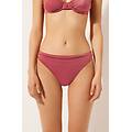 slip costume shiny satin donna rosa scuro l