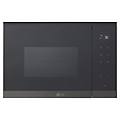 LG microonde da incasso 25 litri 900w auto cottura grill scongelamento ricette timer e orologio