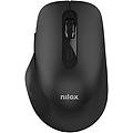 mouse wireless dual ottico 1600 dpi bluetooth + usb type-a nero