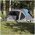 - tenda familiare a tunnel per 6 persone blu impermeabile