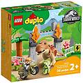 lego 10939 jurassic world fuga del t. rex e del triceratopo