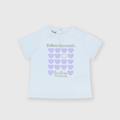 t-shirt in jersey da bambina bianco taglia 4