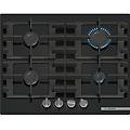 Bosch Serie 4 Pnp6b6k40 Piano Cottura A Gas 60 Cm Vetro Temperato Nero