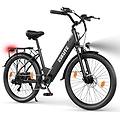bicicletta elettrica c100 plus 250w 36v 13ah nera